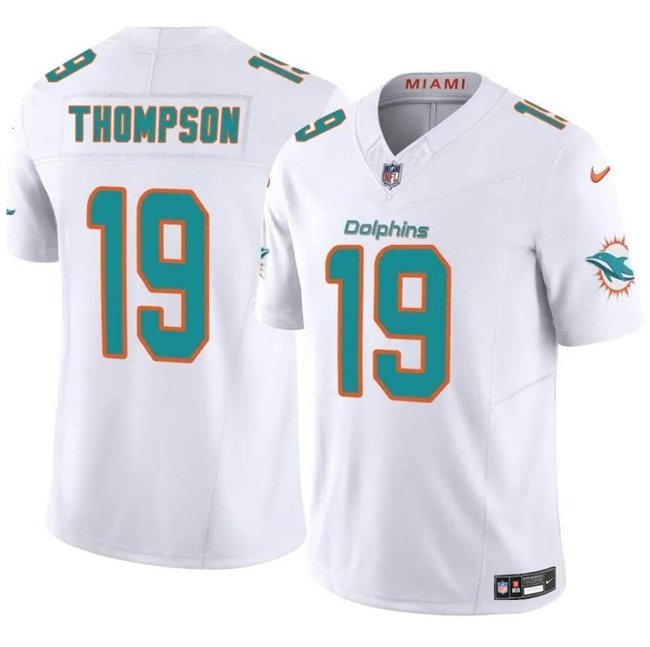 Miami Dolphins Skylar Thompson White 2024 F.U.S.E Vapor Limited Football Jersey