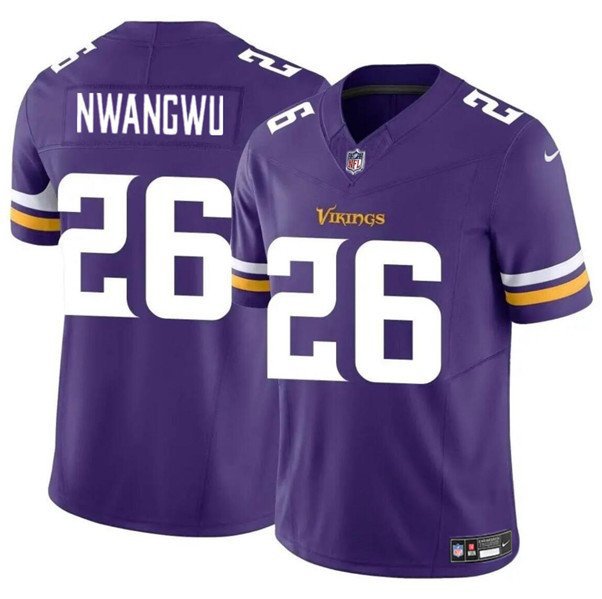 Minnesota Vikings Kene Nwangwu Purple 2023 F.U.S.E. Football Jersey