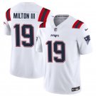 New England Patriots Joe Milton III White 2023 F.U.S.E. Vapor Limited Football Jersey