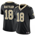 New Orleans Saints Spencer Rattler Black F.U.S.E. Vapor Limited Football Jersey