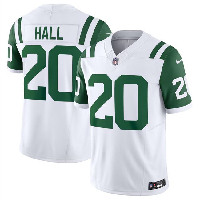 New York Jets Breece Hall White Classic 2024 F.U.S.E. Limited Football Jersey