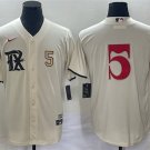 Rangers Corey Seager 2023 City Connect Jersey Cream