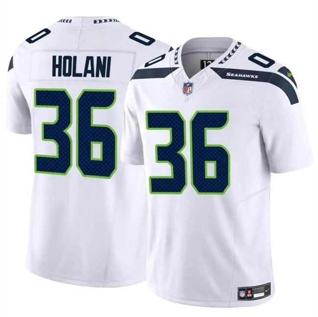 Seattle Seahawks George Holani White F.U.S.E Vapor Limited Jersey
