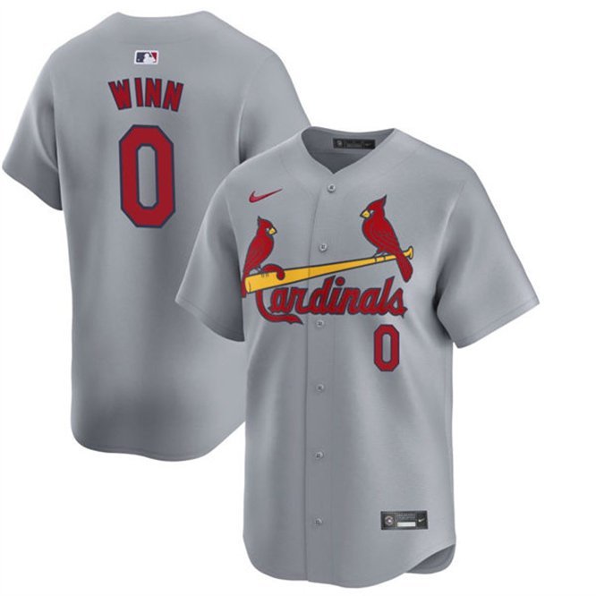 St. Louis Cardinals Masyn Winn Cool Jersey Grey