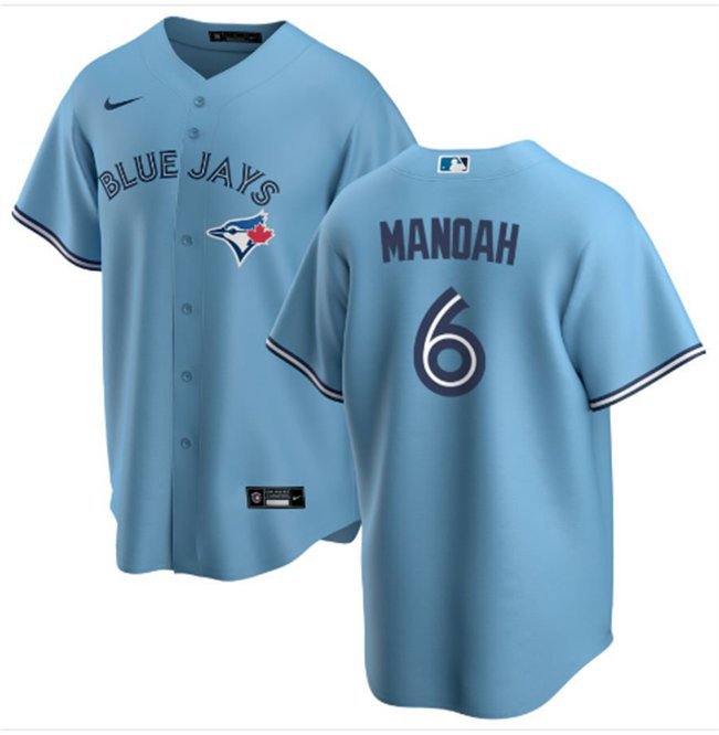 Toronto Blue Jays Alek Manoah Jersey Light Blue