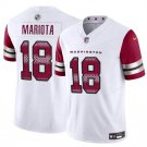 Washington Commanders Marcus Mariota White 2024 F.U.S.E. Vapor Limited Football Jersey