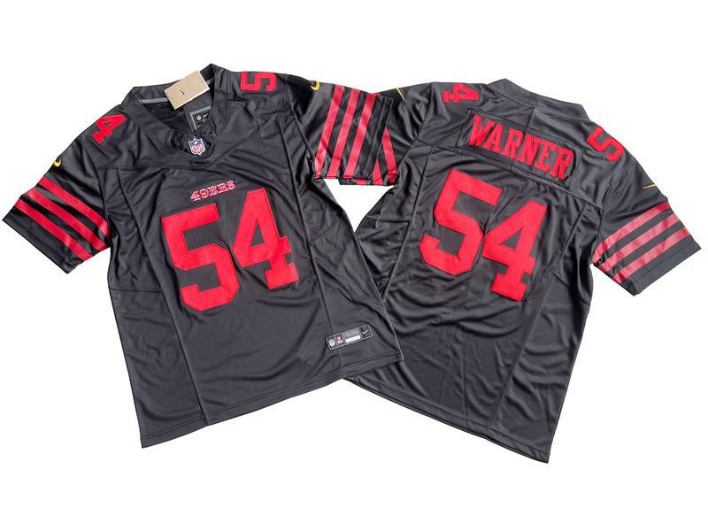 49ers Fred Warner Black 2023 F.U.S.E. Vapor Limited Jersey