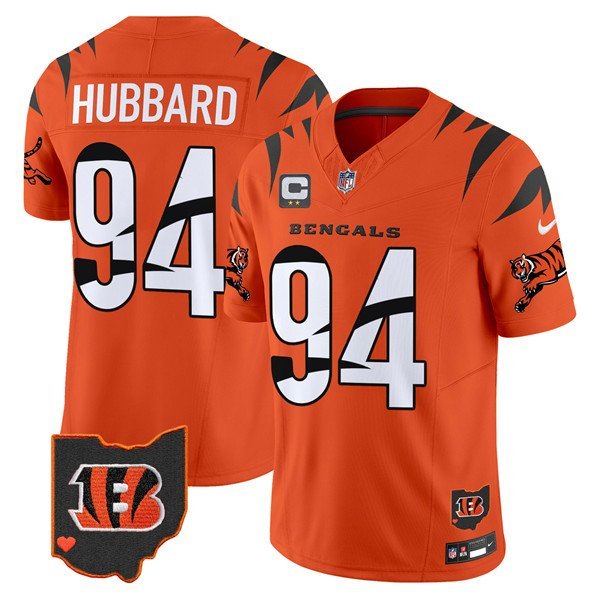 Cincinnati Bengals Sam Hubbard Orange F.U.S.E. Special Vapor Football Jersey