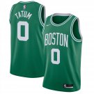 Men & Youth #0 Jayson Tatum Boston Icon Edition Green Jersey