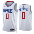 Men & Youth #0 Russell Westbrook LA Clippers Association Edition White Jersey