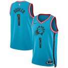 Men & Youth #1 Devin Booker Phoenix Suns 2022-23 City Edition Blue Jersey