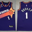 Men & Youth #1 Devin Booker Phoenix Suns 2022-23 Classic Edition Purple Jersey