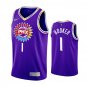 Men & Youth #1 Devin Booker Phoenix Suns 2023-24 Earned Edition Purple Jersey