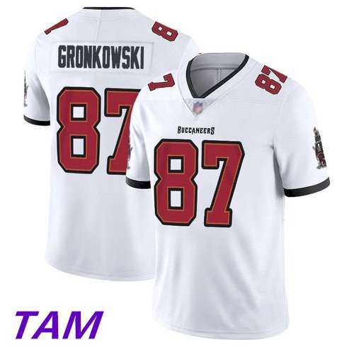 Men's & Youth Buccaneers Rob Gronkowski Football Jersey white