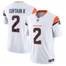 Men's & Youth Denver Broncos Patrick Surtain II White 2024 F.U.S.E. Vapor Football Jersey