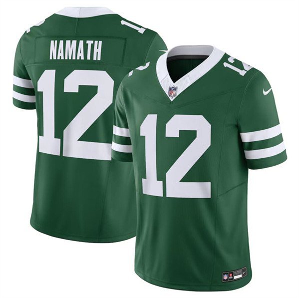 Men's & Youth Jets Joe Namath Green 2023 F.U.S.E. Vapor Stitched Football Jersey