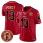 Men's 49ers Brock Purdy Red F.U.S.E. Golden Gate Bridge With 1-Star Jersey