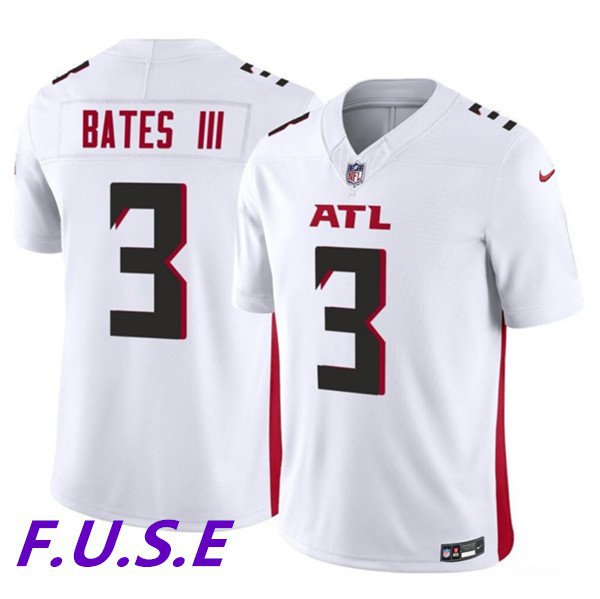 Men's Atlanta Falcons Jessie Bates III White 2023 F.U.S.E. Vapor Football Jersey