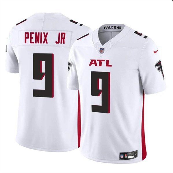 Men's Atlanta Falcons Michael Penix Jr White 2023 F.U.S.E Vapor Limited Football Jersey