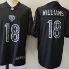 Men's Chicago Bears Caleb Williams Black Reflective Limited Jersey