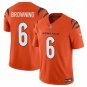 Men's Cincinnati Bengals Jake Browning Orange 2023 F.U.S.E. Vapor Untouchable Limited Jersey