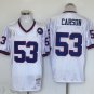 Men's Giants Harry Carson White Throwback Football Stitched Jersey