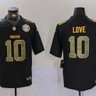 Men's Green Bay Packers Jordan Love Black Fashion Vapor Limited Jersey