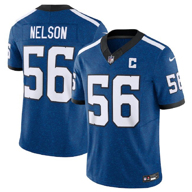 Men's Indianapolis Colts Quenton Nelson Royal 2023 F.U.S.E. Indiana Nights Jersey