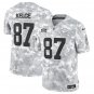 Men's Kansas City Chiefs #87 Travis Kelce Arctic Camo 2024 F.U.S.E. Salute to Service Jersey