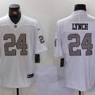 Men's Las Vegas Raiders Marshawn Lynch White Vapor Untouchable Limited Football Jersey