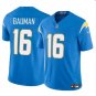 Men's Los Angeles Chargers Casey Bauman Light Blue 2024 F.U.S.E. Vapor Limited Football Jersey