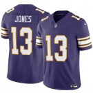 Men's Minnesota Vikings #13 Daniel Jones Purple 2023 F.U.S.E. Throwback Vapor Jersey