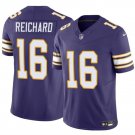 Men's Minnesota Vikings #16 Will Reichard Purple 2023 F.U.S.E. Throwback Vapor Jersey