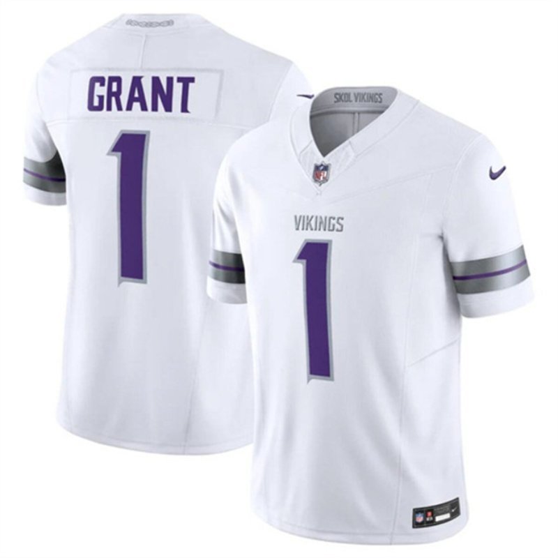 Men's Minnesota Vikings Bud Grant White F.U.S.E. Winter Warrior Limited Jersey