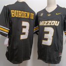 Mens Missouri Tigers #3 Luther Burden III Black F.U.S.E. College Football Game Jersey
