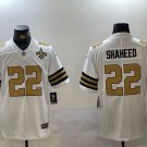 Men's New Orleans Saints #22 Rashid Shaheed White With Team Patch 2024 Vapor Jersey