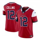 Men's Nico Collins #12 Houston Texans 2024 Red V5 Vapor Limited Stitched Football Jersey
