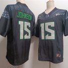 Men's Oregon Ducks #15 Tez Johnson Black 2024 F.U.S.E. Stitched Jersey