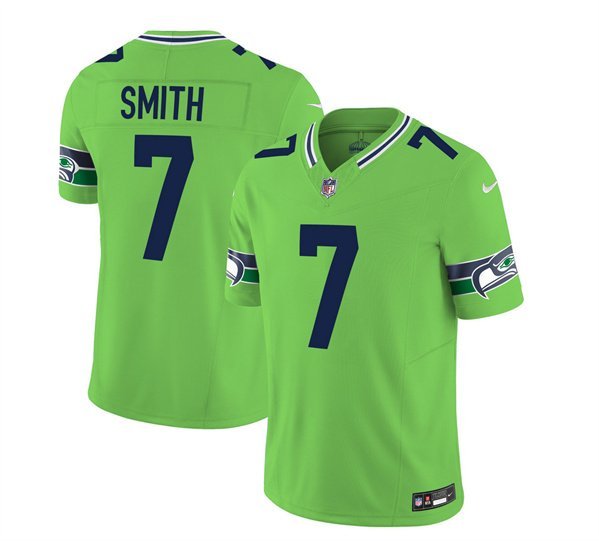 Men's Seahawks Geno Smith 2023 F.U.S.E. Green Limited Football Jersey