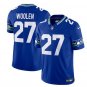 Men's Seahawks Steve Largent Royal-White Split F.U.S.E. Vapor Throwback Jersey