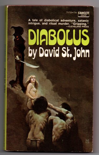 Diabolus by David St. John (E. Howard Hunt) 1972 Fawcett Crest vintage pulp