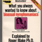 What You Always Wanted to Know About Bisexual Nymphomaniacs Roger Blake 1971 Eros Goldstripe GPD12