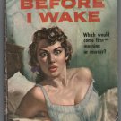 Before I Wake by Brett Halliday 1949 Dell Book 829 vintage paperback Robert Schulz GGA