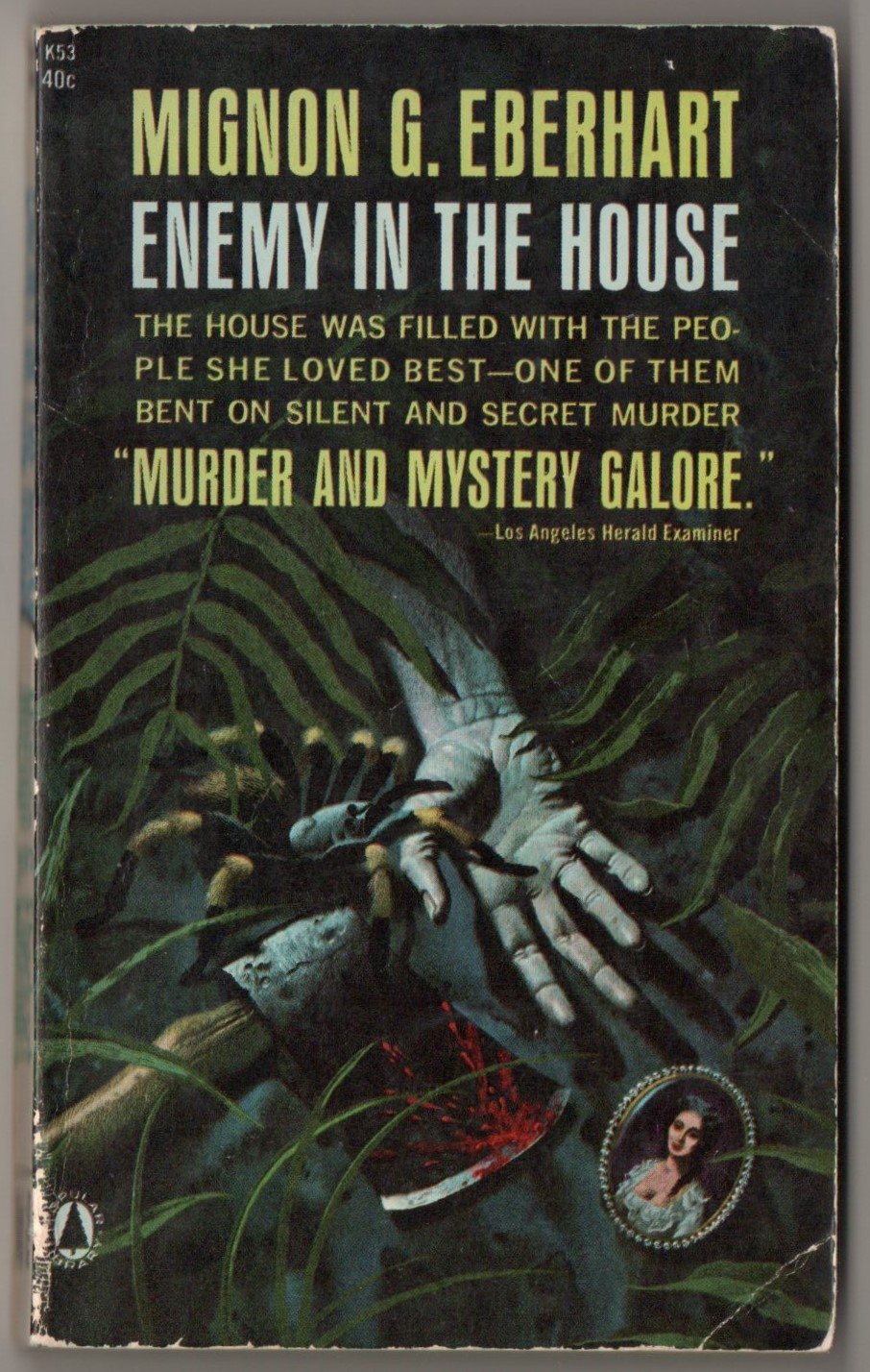 Enemy In The House by Mignon G. Eberhart Popular Library Eagle Book K53