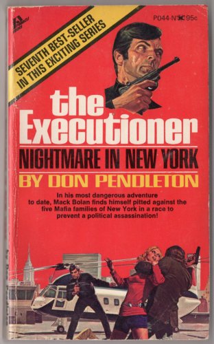 Nightmare in New York by Don Pendleton 1971  vintage paperback thriller adventure