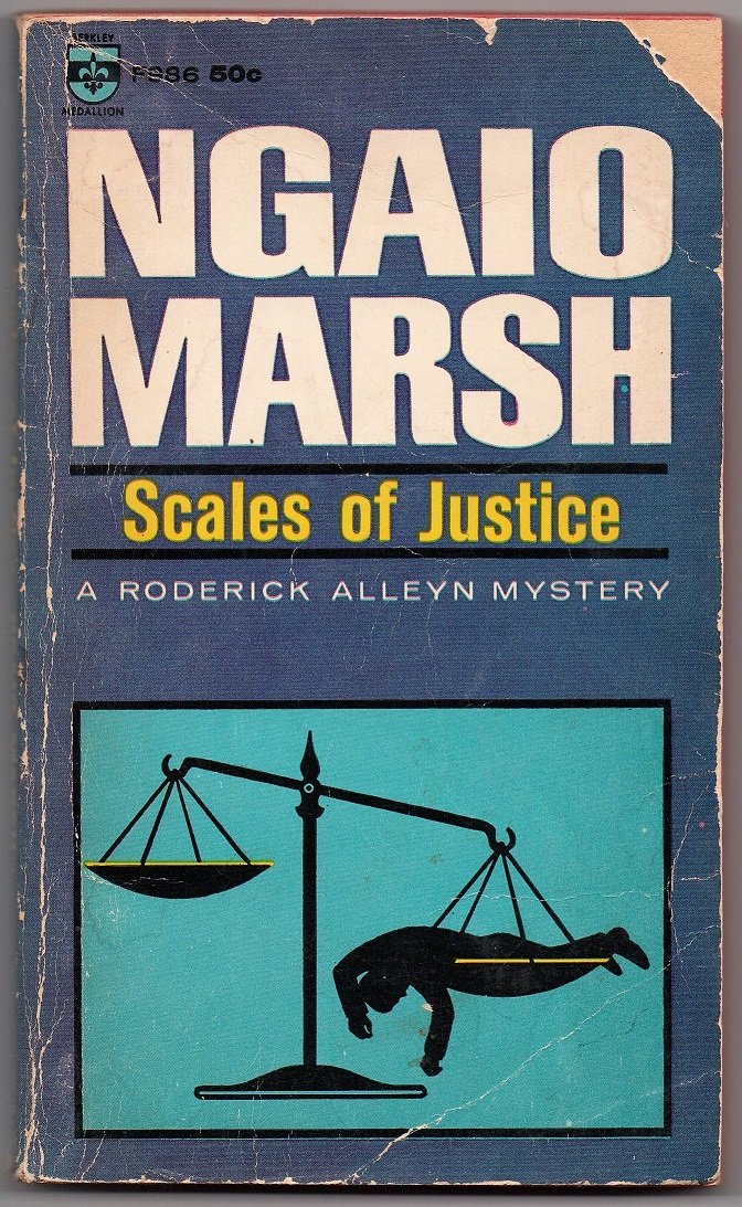 Scales of Justice by Ngaio Marsh 1964 Berkley Medallion F986 Roderick