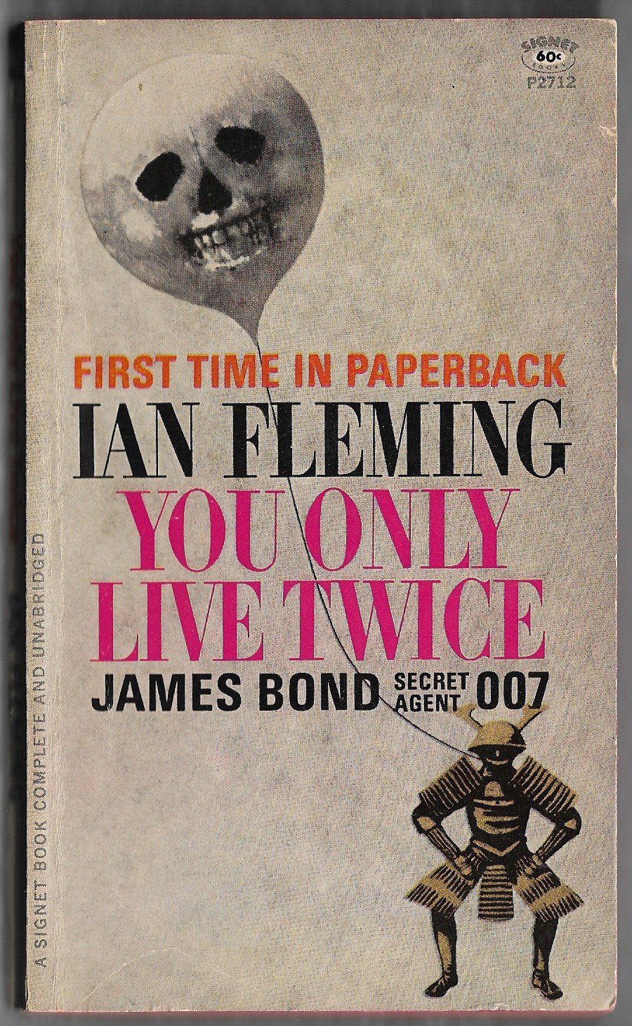 James Bond 007 You Only Live Twice By Ian Fleming 1964 Signet Paperback P2712