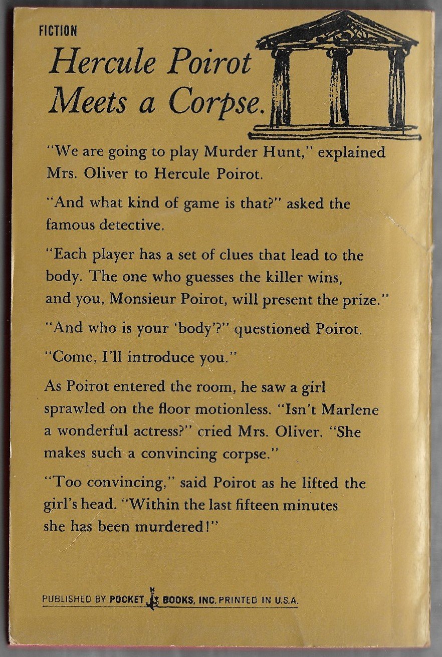 Dead Man's Folly by Agatha Christie Hercule Poirot 1966 Pocket Book 50444