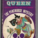 Ellery Queen The Penthouse Mystery 1968 Pyramid paperback R-1810 Groovy Larry Lurin cover