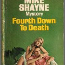 Mike Shayne in Fourth Down to Death by Brett Halliday Dell 2699